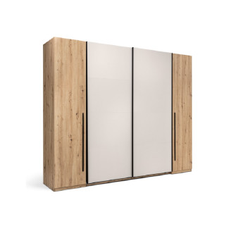 Шкаф-купе 2,7х2,2м Тедди / Teddy Дуб Артизан - Кашемир MiroMark TD-27-OA