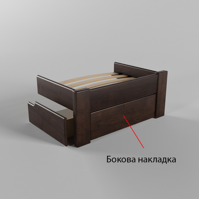 Кровать двухъярусная Тандем сосна Стемма