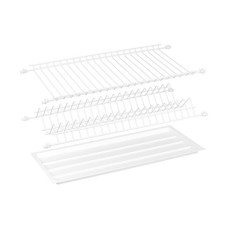 Сушилка для посуды эмаль, белая (L=600мм) Garant