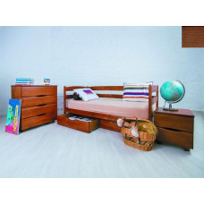 Кровать Марио с ящ 80х190 орех У-1