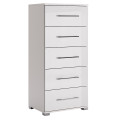 Комод 5Ящ Фемели / Family Глянец Белый MiroMark FM-65-WB