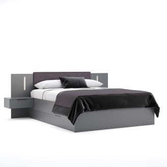 Кровать с ящиками для белья 1,6х2,0 Дони / Doni MiroMark DN-36-GT