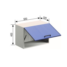 Кухонна секція під витяжку 50 ОКАП Аріель Світ меблів