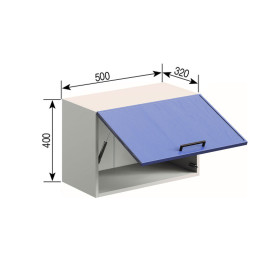 Кухонна секція під витяжку 50 ОКАП Аріель Світ меблів