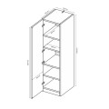 Шкаф 1Дв Хеппи / Happy Глянец Белый MiroMark HP-21-WB