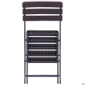 Стул складной Даймлер пластик Wooden Brown AMF