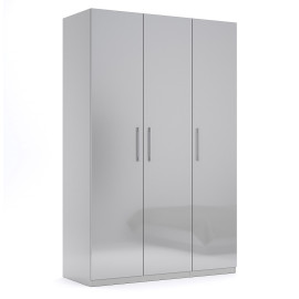 Шафа 3Дв без дзеркала Меги / Megy Глянець Шиншила Сіра MiroMark MG-23-GG