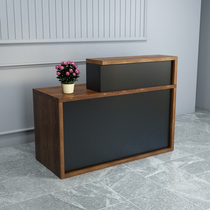 Ресепшин-4 стол стойка 1400 Файервуд Гамма стиль