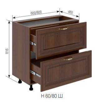 Кухонна секція нижня Н 80 Ш FAVORIT Роксана Світ меблів Кухонна секція нижня Н 80 Ш FAVORIT Роксана Світ меблів