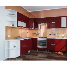 Кухня угловая комплект Адель Люкс / Adele Lux 4.64 D Мир Мебели