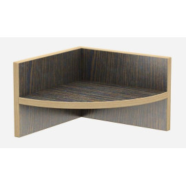 Полиця навісна Tisa Mebli Консольна кутова Універсал