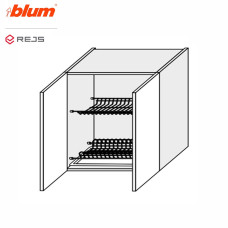 Кухонна секція Мері верхня 80ВС/720 2дв Сушка Pro Blum  +  Rejs MR-484W/9003gl MiroMark
