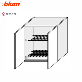 Кухонна секція Мері верхня 80ВС/720 2дв Сушка Pro Blum  +  Rejs MR-484W/9003gl MiroMark