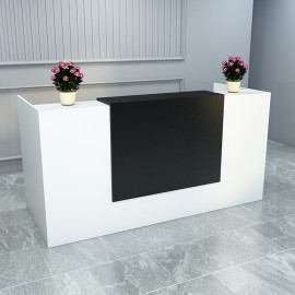 Ресепшин-1 стол стойка Белый Гамма стиль