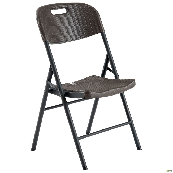 Стул складной Кnox под ротанг коричневый AMF
