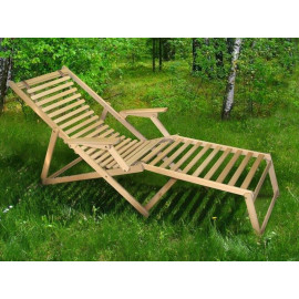 Шезлонг Пікнік з підніжкою Мікс Меблі