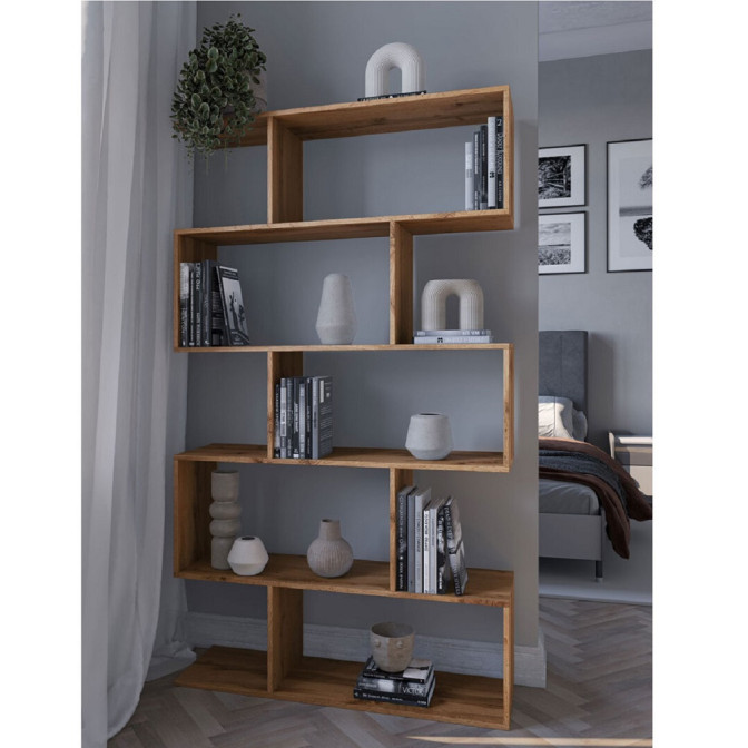 Стеллаж Пиксель 2 Мир Дуб Аппалачи Мебели