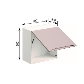 Кухонная секция под вытяжку 60 ОКАП (h-920) Зарина Мир мебели 