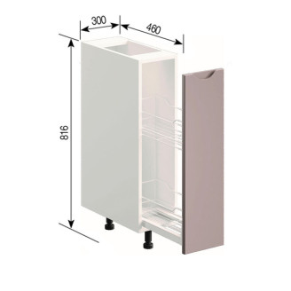 Кухонна секція нижня Н 30 карго Заріна Світ меблів