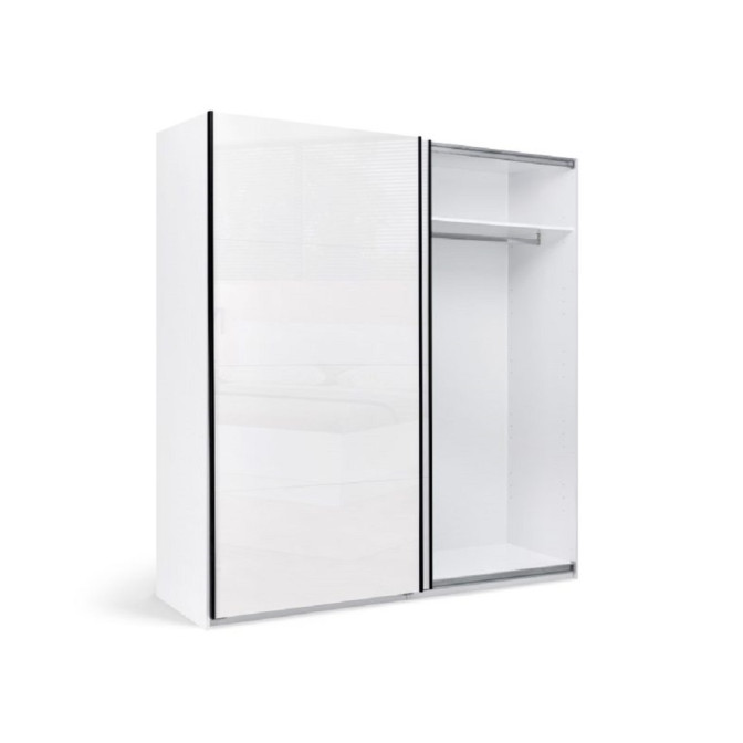 Шафа-купе 2,0х2,1 Міла / Mila Глянець Білий MiroMark MA-20-WB