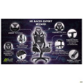 Кресло VR Racer Expert Wizard черный/серый AMF