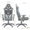 Кресло VR Racer Expert Wizard черный/серый AMF