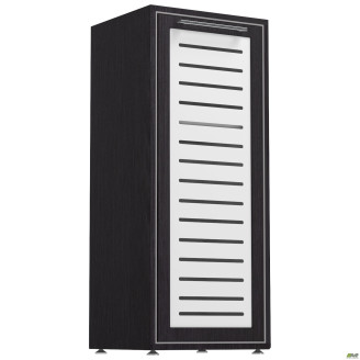 Пенал книжный Оникс 450х400х1090 Мокко, стекло  AMF
