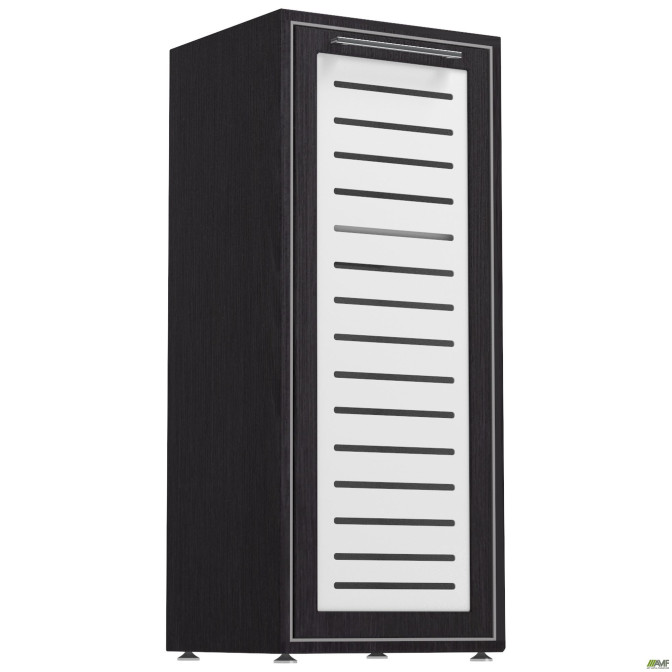 Пенал книжный Оникс 450х400х1090 Мокко, стекло AMF