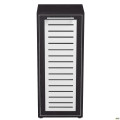 Пенал книжный Оникс 450х400х1090 Мокко, стекло AMF