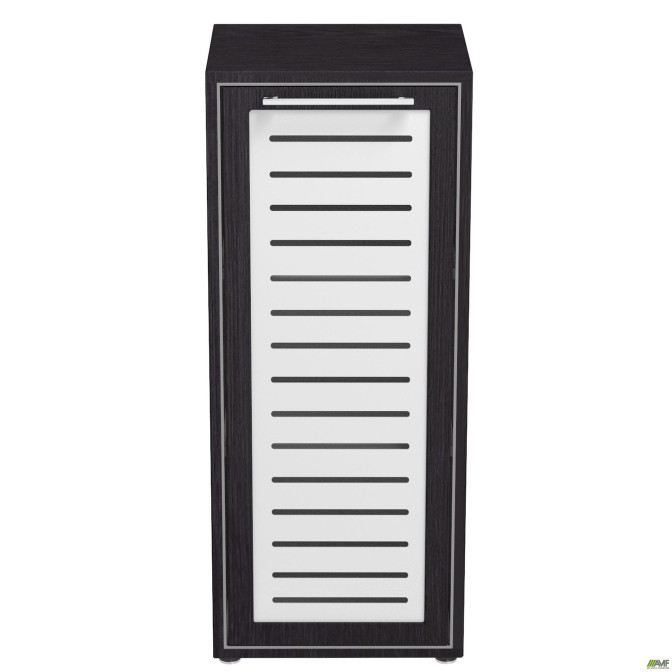 Пенал книжный Оникс 450х400х1090 Мокко, стекло AMF