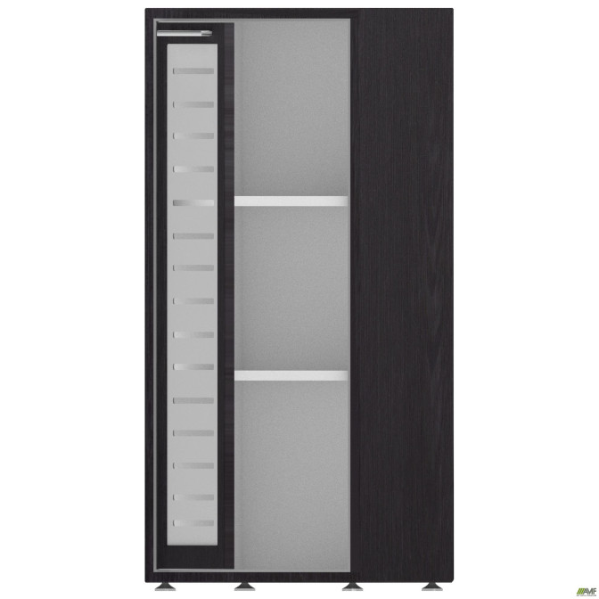 Пенал книжный Оникс 450х400х1090 Мокко, стекло AMF