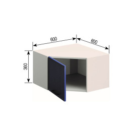 Кухонна секція антресоль А 60*60 Аріель Світ меблів