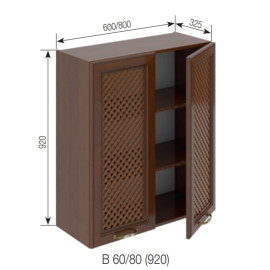 Кухонная секция верхняя В 80 (h-920) Роксана Мир мебели