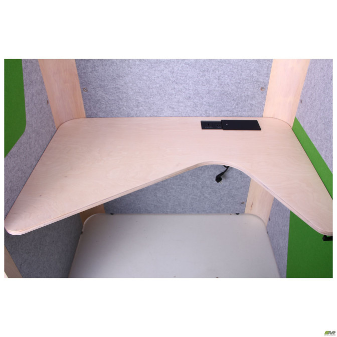 Кабина Cabi, серый фетр/зеленый фетр, черный графит AMF