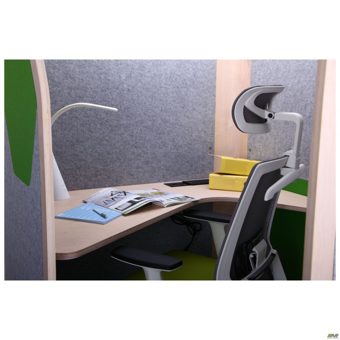 Кабина Cabi, серый фетр/зеленый фетр, черный графит AMF