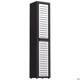 Пенал книжный Оникс 450х400х2172 Мокко, стекло AMF
