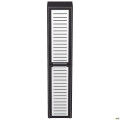 Пенал книжный Оникс 450х400х2172 Мокко, стекло AMF