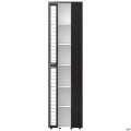 Пенал книжный Оникс 450х400х2172 Мокко, стекло AMF