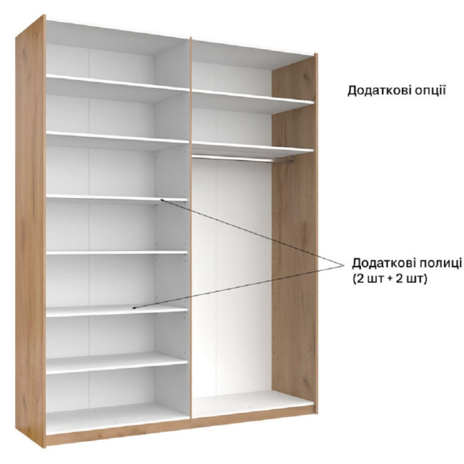 Шкаф-купе с зеркалом 2,0х2,4 Лори / Lory Глянец Кашемир MiroMark LR-86-GC Шкаф-купе с зеркалом 2,0х2,4 Лори / Lory Глянец Кашемир MiroMark LR-86-GC