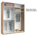 Шкаф-купе с зеркалом 2,0х2,4 Лори / Lory Глянец Кашемир MiroMark LR-86-GC Шкаф-купе с зеркалом 2,0х2,4 Лори / Lory Глянец Кашемир MiroMark LR-86-GC