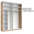 Шкаф-купе с зеркалом 2,0х2,4 Лори / Lory Глянец Кашемир MiroMark LR-86-GC Шкаф-купе с зеркалом 2,0х2,4 Лори / Lory Глянец Кашемир MiroMark LR-86-GC