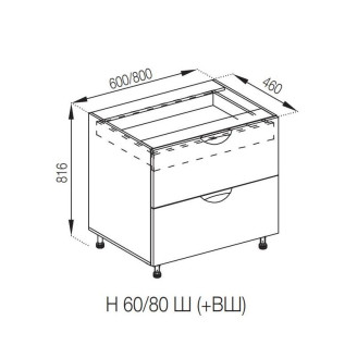 Кухонна секція нижня Н 60 Ш ( + ВШ) FAVORIT Адель Люкс Світ меблів Кухонна секція нижня Н 60 Ш ( + ВШ) FAVORIT Адель Люкс Світ меблів