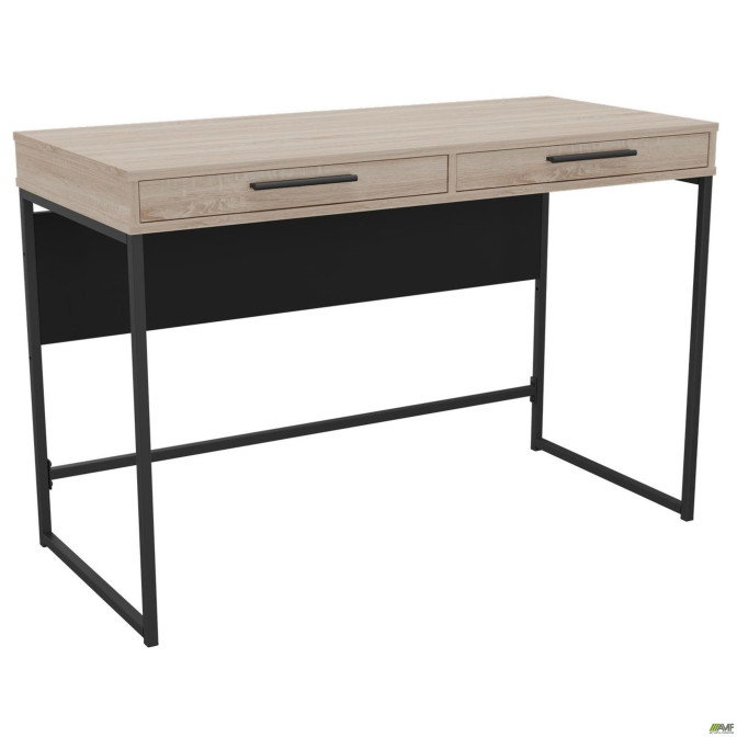 Стол Campari Cr1200 (1200х500х800Н) черный/Дуб Сонома AMF Стол Campari Cr1200 (1200х500х800Н) черный/Дуб Сонома AMF