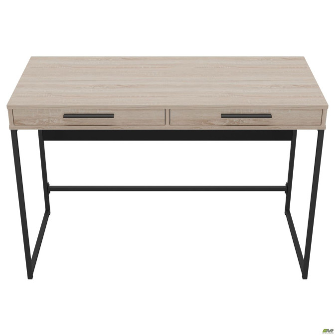 Стол Campari Cr1200 (1200х500х800Н) черный/Дуб Сонома AMF