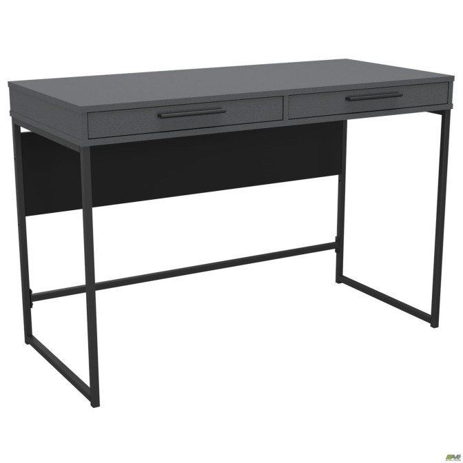Стол Campari Cr1200 (1200х500х800Н) черный/Серый Шифер AMF Стол Campari Cr1200 (1200х500х800Н) черный/Серый Шифер AMF