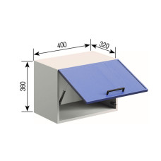 Кухонна секція антресоль А 40 (320) Аріель Світ меблів
