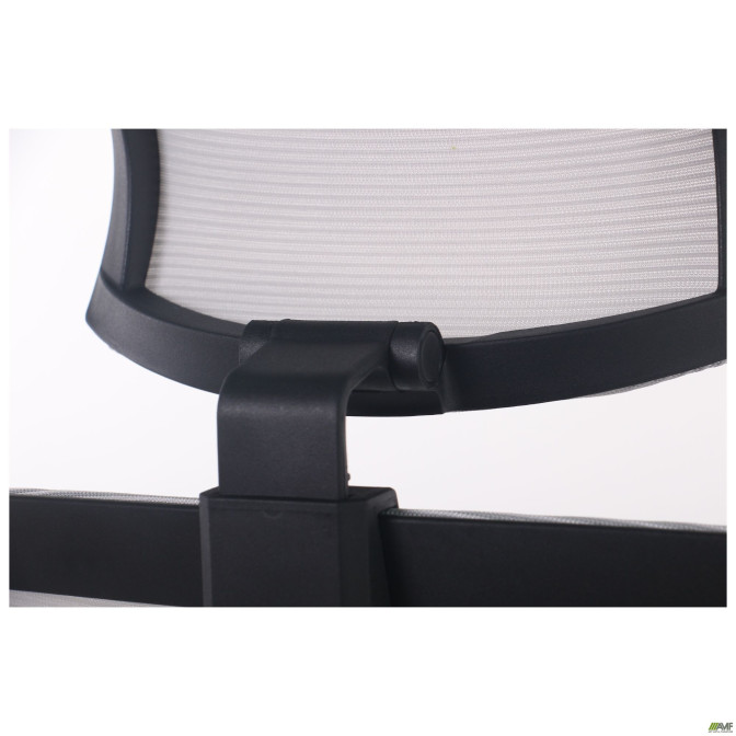 Крісло Uran Black HR сидіння Сідней-20/спинка Сітка SL-01 св.сіра AMF