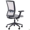 Крісло Uran Black сидіння Сідней-20/спинка Сітка SL-01 св.сіра AMF