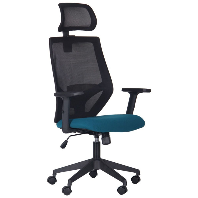 Крісло Lead Black HR сидіння SM 2328/спинка Сітка HY-100 чорна AMF Крісло Lead Black HR сидіння SM 2328/спинка Сітка HY-100 чорна AMF