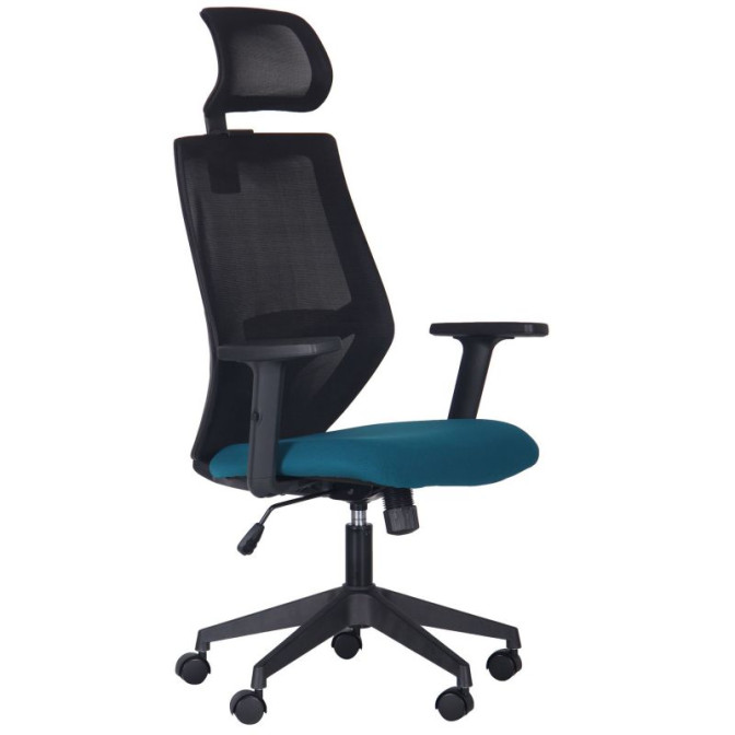 Крісло Lead Black HR сидіння SM 2328/спинка Сітка HY-100 чорна AMF